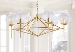 Safavieh Greyor Chandelier Gold Lamp  Feature