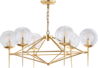 Safavieh Greyor Chandelier Gold Lamp 