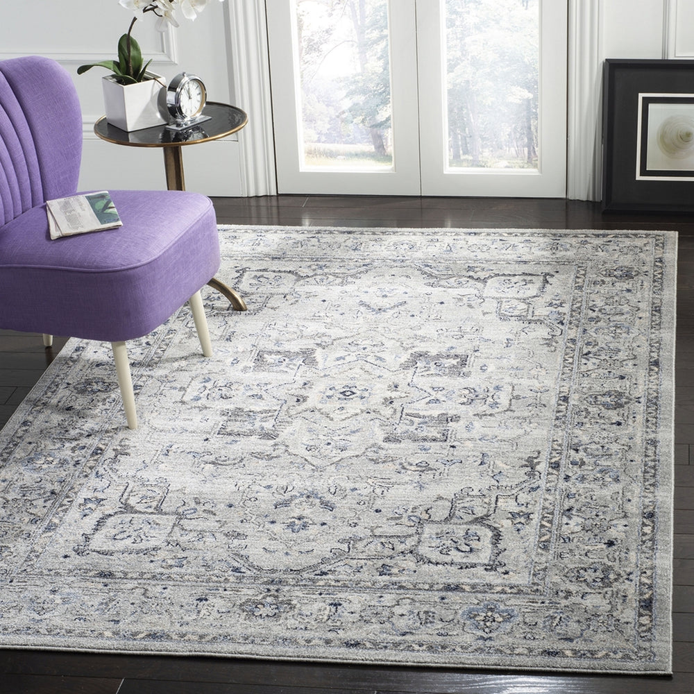 Safavieh Charleston CHL411F Grey/Dark Grey Area Rug Lifestyle Image Feature