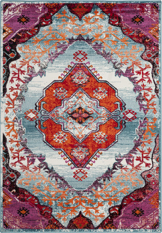 Safavieh Cherokee CHR912A Light Blue/Fuchsia Area Rug main image