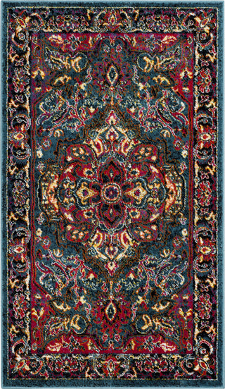 Safavieh Cherokee CHR915A Light Blue/Fuchsia Area Rug 