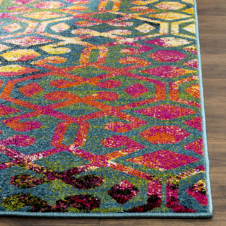 Safavieh Cherokee CHR917A Light Blue/Fuchsia Area Rug 