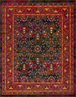 Safavieh Cherokee CHR918Q Red/Black Area Rug 