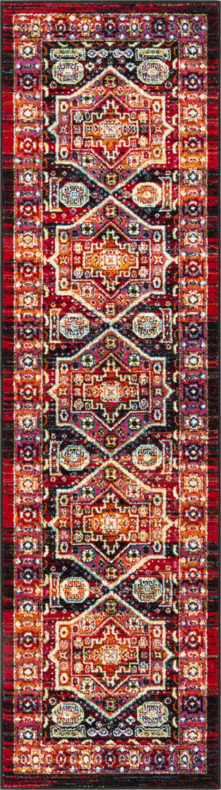 Safavieh Cherokee CHR920Z Black/Orange Area Rug 