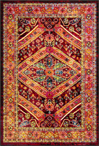 Safavieh Cherokee CHR921Z Black/Light Orange Area Rug main image