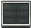Safavieh Sloane 3 Drawer Chest Steel Teal and Nickel Mirror Furniture main image