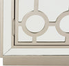 Safavieh Kaia 2 Door Chest Champagne and Nickel Mirror Furniture 