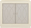 Safavieh Yuna 2 Door Chest Antique Beige and Nickel Mirror Furniture main image