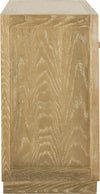 Safavieh Aura 3 Drawer Chest Rustic Oak and Beige Linen Copper Furniture 