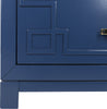 Safavieh Raina 3 Drawer Chest Lapis Blue and Gold Furniture 