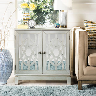 Safavieh Ashlynn 2 Door Chest Silver Furniture  Feature