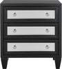 Safavieh Marlon 3 Drawer Chest Black Furniture main image