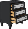Safavieh Marlon 3 Drawer Chest Black Furniture 