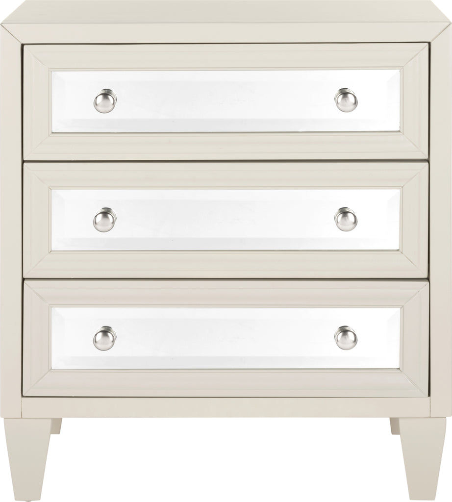 Safavieh Marlon 3 Drawer Chest Grey Furniture main image