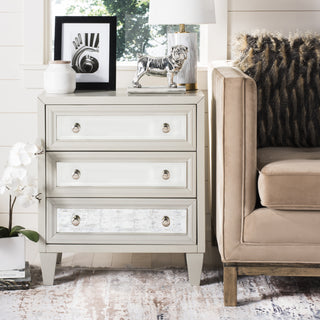 Safavieh Marlon 3 Drawer Chest Grey  Feature