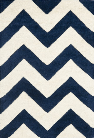 Safavieh Chatham Cht715 Dark Blue/Ivory Area Rug 