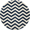 Safavieh Chatham Cht715 Dark Blue/Ivory Area Rug Round