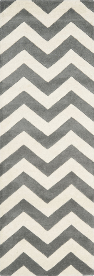 Safavieh Chatham Cht715 Dark Grey/Ivory Area Rug 