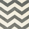 Safavieh Chatham Cht715 Dark Grey/Ivory Area Rug 
