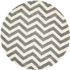 Safavieh Chatham Cht715 Dark Grey/Ivory Area Rug Round