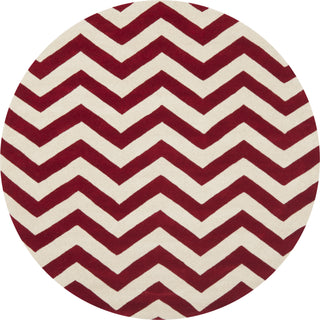 Safavieh Chatham Cht715 Red/Ivory Area Rug Round