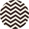 Safavieh Chatham Cht715 Brown/Ivory Area Rug Round