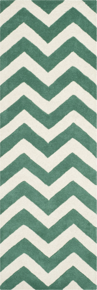 Safavieh Chatham Cht715 Teal/Ivory Area Rug 