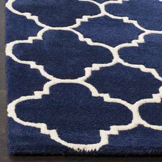 Safavieh Chatham Cht717 Dark Blue/Ivory Area Rug Detail