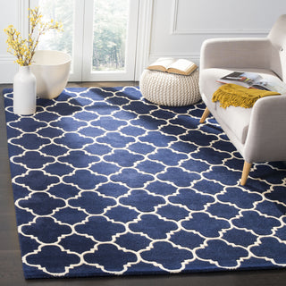 Safavieh Chatham Cht717 Dark Blue/Ivory Area Rug Room Scene Feature