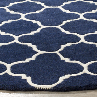 Safavieh Chatham Cht717 Dark Blue/Ivory Area Rug Detail