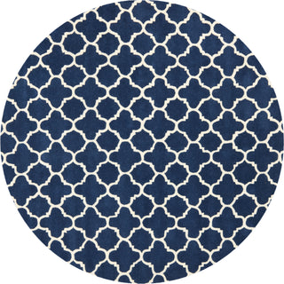 Safavieh Chatham Cht717 Dark Blue/Ivory Area Rug Round