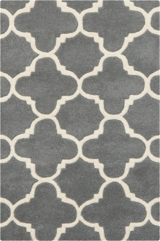 Safavieh Chatham Cht717 Dark Grey/Ivory Area Rug 