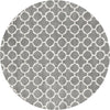 Safavieh Chatham Cht717 Dark Grey/Ivory Area Rug Round