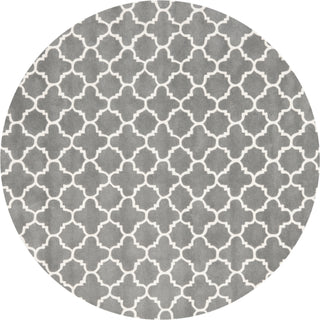 Safavieh Chatham Cht717 Dark Grey/Ivory Area Rug Round