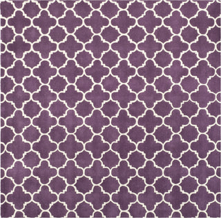 Safavieh Chatham Cht717 Purple/Ivory Area Rug Square