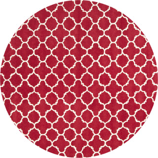 Safavieh Chatham Cht717 Red/Ivory Area Rug Round