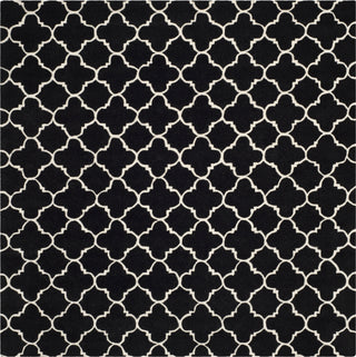 Safavieh Chatham Cht717 Black/Ivory Area Rug Square