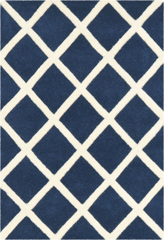 Safavieh Chatham Cht718 Dark Blue/Ivory Area Rug 