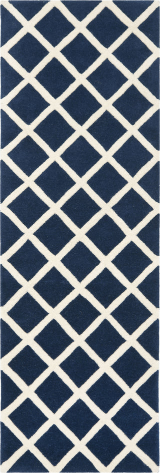 Safavieh Chatham Cht718 Dark Blue/Ivory Area Rug 