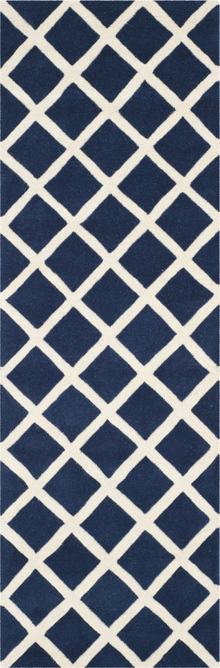 Safavieh Chatham Cht718 Dark Blue/Ivory Area Rug 