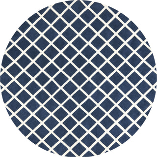 Safavieh Chatham Cht718 Dark Blue/Ivory Area Rug Round