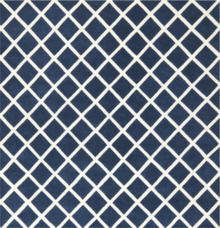 Safavieh Chatham Cht718 Dark Blue/Ivory Area Rug Square