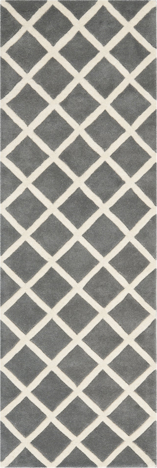 Safavieh Chatham Cht718 Dark Grey/Ivory Area Rug 