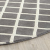 Safavieh Chatham Cht718 Dark Grey/Ivory Area Rug Detail