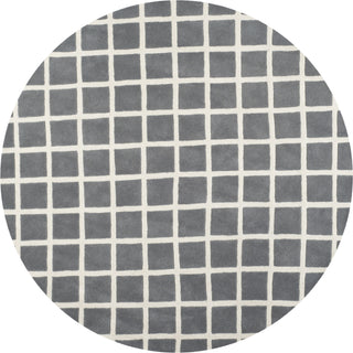 Safavieh Chatham Cht718 Dark Grey/Ivory Area Rug Round