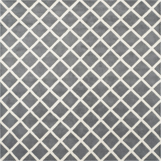 Safavieh Chatham Cht718 Dark Grey/Ivory Area Rug Square