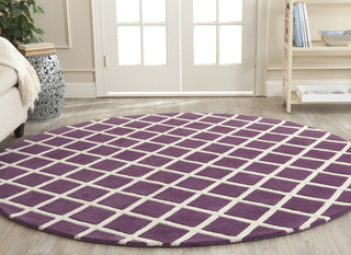 Safavieh Chatham Cht718 Purple/Ivory Area Rug Room Scene