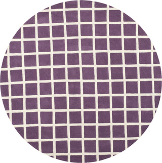 Safavieh Chatham Cht718 Purple/Ivory Area Rug Round