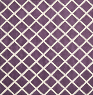 Safavieh Chatham Cht718 Purple/Ivory Area Rug Square