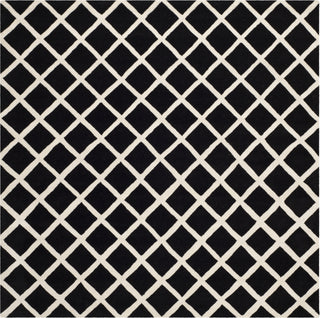 Safavieh Chatham Cht718 Black/Ivory Area Rug Square